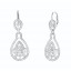 1.35CT Diamond Fashion Earrings on 14K White Gold.
