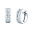 1.20CT Diamond Fashion Earrings on 14K White Gold.