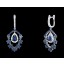 4.10CT Diamond Fashion Earrings on 14K White Gold.